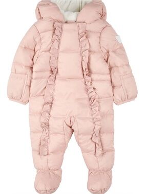 One-Piece Pink Snowsuit Pink / 9 m